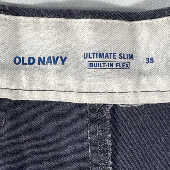 Old Navy mens charcoal grey Ultimate Slim flat front 9.5 inseam shorts - size 38 - Picture 4 of 10